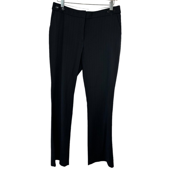 H&M Pinstripe Straight Leg Trousers - Picture 2 of 13